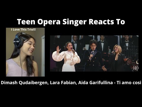 Teen Opera Singer Reacts To Dimash Qudaibergen, Lara Fabian, Aida Garifullina - Ti amo cosi