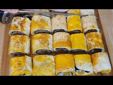 진순자 계란말이김밥 만들기