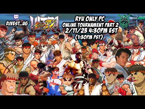 USF4 Ryu Only PC Online Tournament Part 2 2/11/23