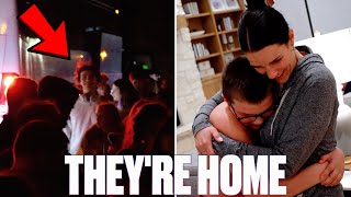 WELCOME HOME! MOTHER AND SON RETURN HOME AFTER BEING SEPARATED FROM THE FAMILY