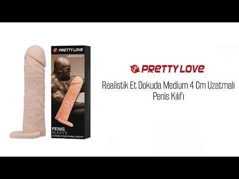Pt Realistik Et Dokuda Medium 4 Cm Uzatmalı Penis Kılıfı