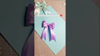 Download lagu tutorial for making simple and beautiful ribbons🎀 | easy ribbons craft #diy #craft #shorts #trending mp3