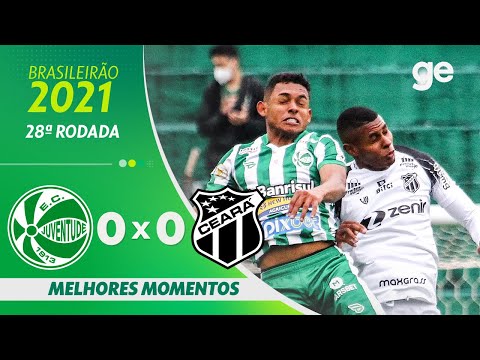 Gols e lances de Juventude-RS x Ceará