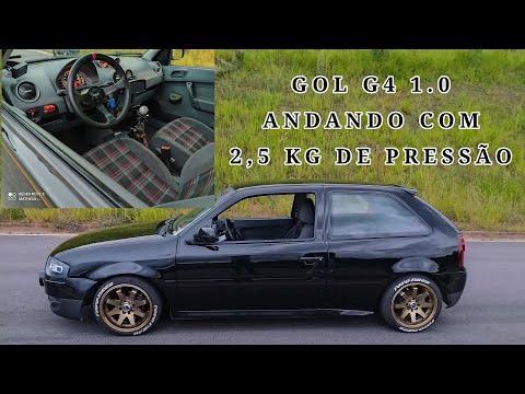 GOL G4 1.0 ANDANDO COM 2,5 DE PRESSÃO + PIPOCO