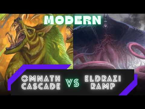 Modern MTG: Omnath Cascade/Ritual vs Eldrazi Ramp | Magic: The Gathering Gameplay