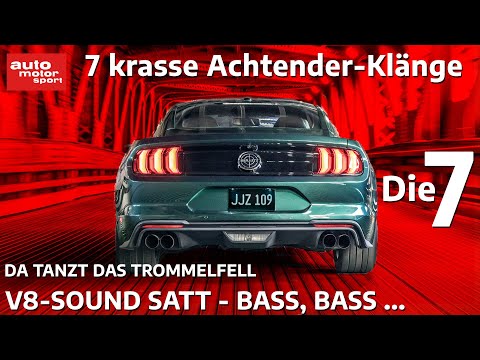 V8-Sound satt - 7 Motoren mit Trommelfell-Tanz-Garantie - Bass, Bass, ... I auto motor und sport