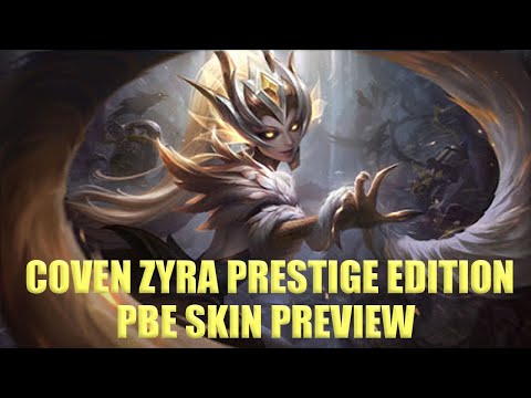 Coven Zyra Prestige Edition Skin Spotlight (PBE) | League of Legends [4K]