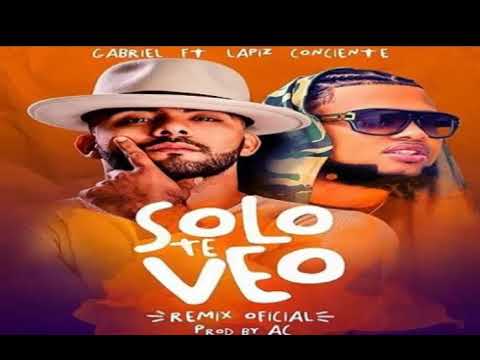 Lápiz conciente y Gabriel  dominan la radio con “Solo te veo”