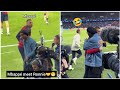 Kylian Mbappé meet Ronaldinho in PSG vs Barcelona!!😂😆
