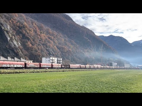 #28# TRENI MERCI - Traffico standard di mercioni tra Claro e Castione