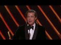 Oscars 2020 Brad Pitt Thanks Leonardo DiCaprio And Jokes You Brought Me Success