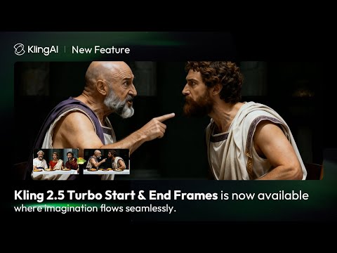 Kling 2.5 Turbo Start & End Frames
