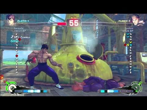 SSF4 Rank Match  tarouta (FE)  vs  jyobin (RY) 1