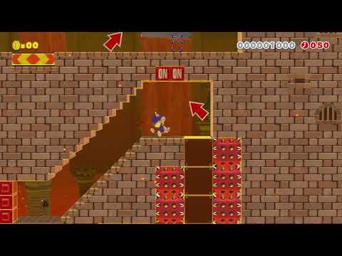 Lava Land: Precision Speed (70s) by Relloun 🍄 Super Mario Maker 2 ✹Switch✹ #avh