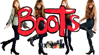 ファッションの秋！おしゃれは足元から！ブーツを履こう、楽しもう！　Let's enjoy wearing fashionable boots!
