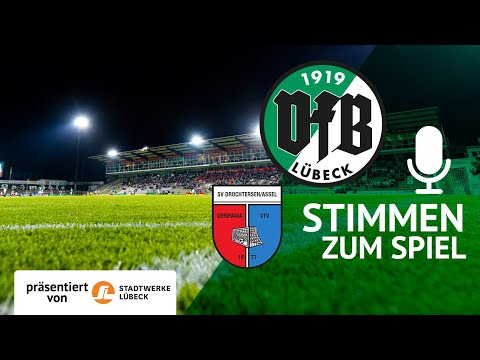 Stimmen zum Spiel | VfB Lübeck vs. SV Drochtersen/Assel | Saison 2022/23