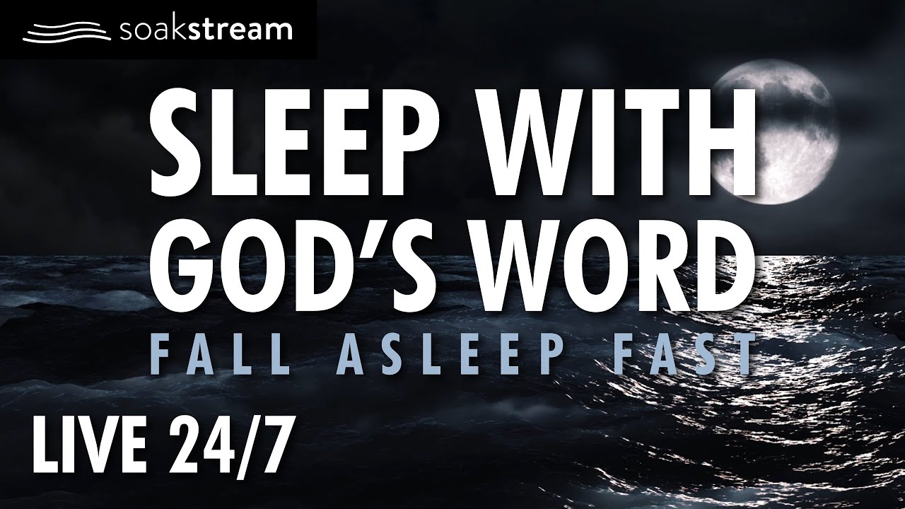LIVE 24/7 – Sleep With God’s Word | Peaceful Bible Reading for Rest & Prayer