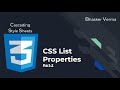 CSS Tutorial for beginners in Hindi #38 | Part 2 - How to style HTML List using CSS properties?
