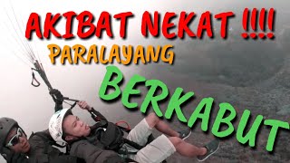 preview picture of video 'AKIBAT NEKATT. . . !!! main PARALAYANG CUACA KABUT ( Kemuning Paralayang Karanganyar )'