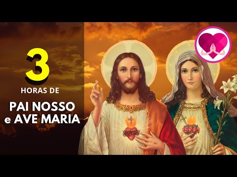 ORAÇÃO PARA DORMIR PAI NOSSO E AVE MARIA (3 HORAS)
