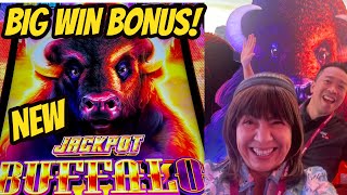JACKPOT BUFFALO! NEW GAME-WHEEL BONUS