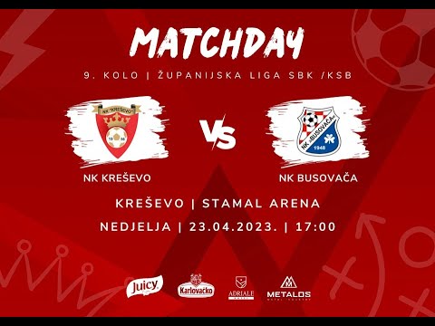 [SAŽETAK] NK Kreševo - NK Busovača 2:2 | 9. kolo Kantonalna liga 2022./2023.