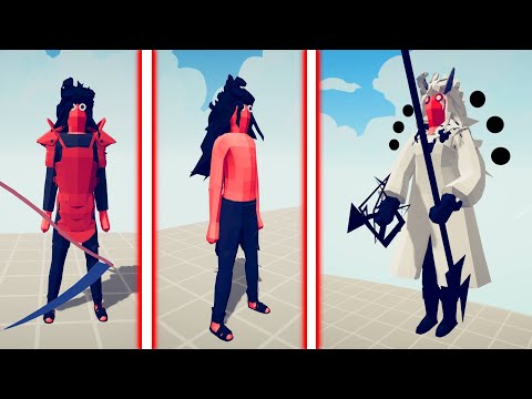 EVOLUTION OF UCHIHA MADARA | Totally Accurate Battle Simulator TABS