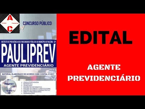 Apostila Concurso PAULIPREV 2018 - Agente Previdenciário