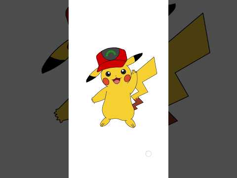 Can You Draw Pikachu 🧐 using  Python? #pokemon #python #viral #shortvideo
