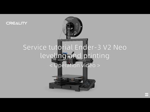 Ender-3 V2 Neo Bed Leveling Detailed Steps