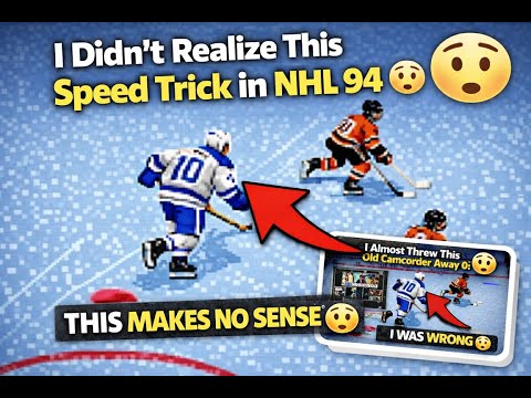 I Didn’t Realize This Speed Trick in NHL 94 😳