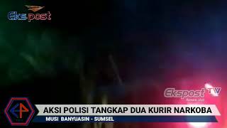 Aksi Polisi Tangkap Kurir Narkoba Diwarnai Tembakan