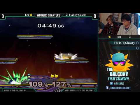 Melee @ the Balcony 86 - Winners Quarters ft. Eri (Pikachu) VS Flabby Castle (Falcon)