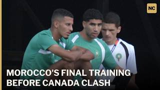 Morocco's Final Training Before Canada Clash | AD1S
