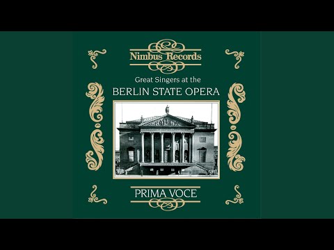 Der Rosenkavalier, Op. 59: Ist ein Traum, kann nicht wirlich sein (Recorded 1936)