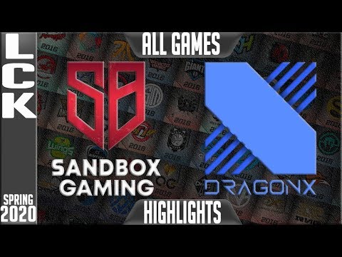 SB vs DRX Highlights ALL GAMES | LCK Spring 2020 W1D5 | Sandbox Gaming vs DragonX