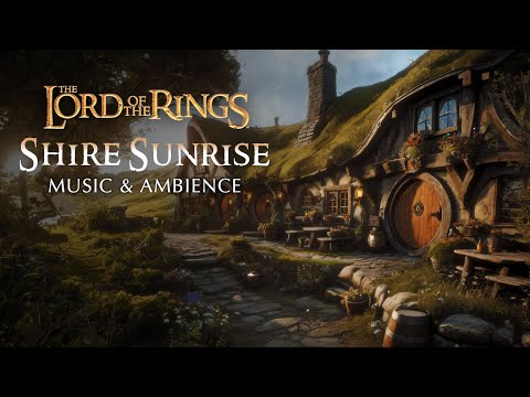 Lord of the Rings | Sunrise in the Shire Music & Ambience 🌤️