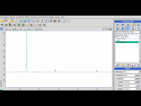 How to Process NMR Data in JEOL Delta Software, Nepali Version