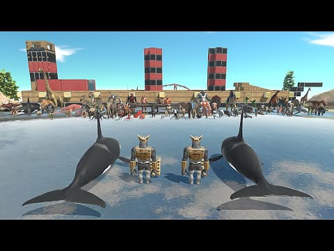 2X GHOR HAMMER & 2X ORCA VS FACTION - Animal Revolt Battle Simulator
