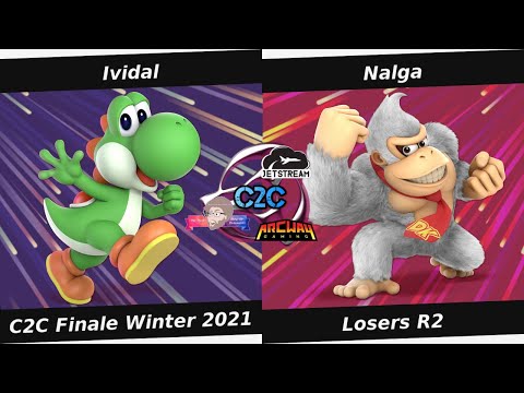 C2C Finale Winter 2021 Losers R2 - Ividal (Yoshi) Vs. Nalga (Donkey Kong) Smash Ultimate - SSBU
