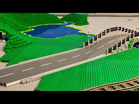 Diagonale Straße einbauen - Bau einer Lego Stadt Teil 202.