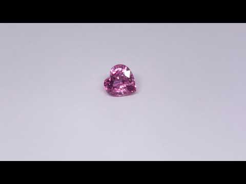 Natural Pink Sapphire - Heart Shape (0.78 Carat)