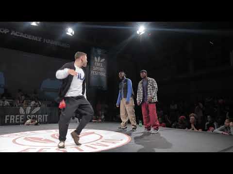 Free Spirit Festival 2019 Championship//Neji & Boogiesa vs Synthazoid & Hassani //Popping - 1/4