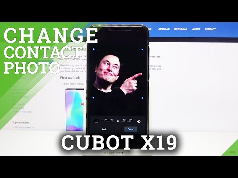 How to Add Picture to Contact in CUBOT X19 – Customize Contacts