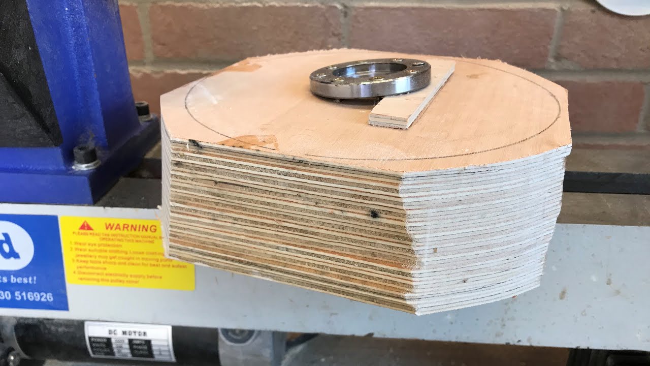 Wood turning - Plywood Bowl