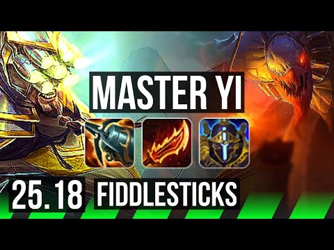 MASTER YI vs FIDDLESTICKS (JGL) | Legendary | NA Challenger | 25.18