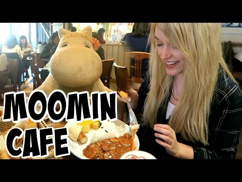 Dine with a Stuffed Animal//Moomin Cafe (ft. Meet Miki, Emily Maitland)