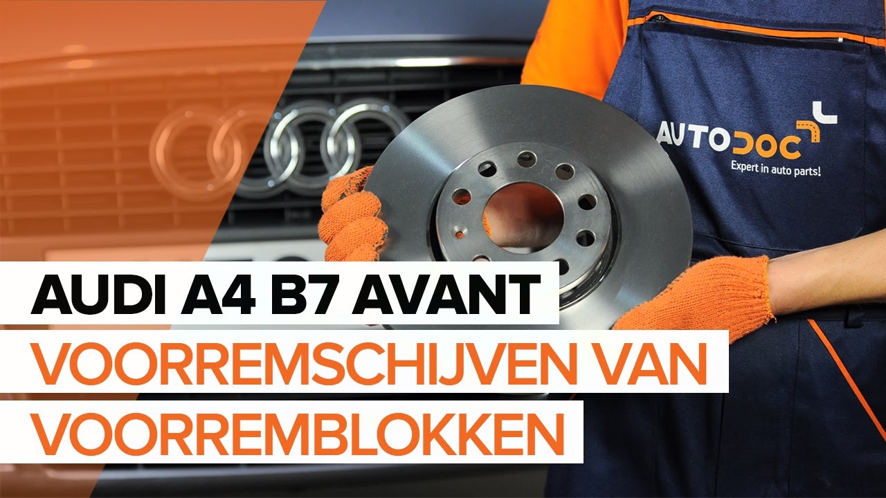 Hoe remblokken vooraan vervangen bij een Audi A4 B7 Avant – Leidraad voor bij het vervangen
