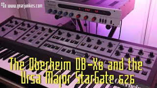 Video thumbnail for The Oberheim OB-X8 and the rare Ursa Major StarGate 626 by Gearjunkies