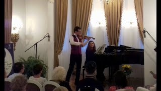 Alexandru Tomescu - vioara Stradivarius si Angela Draghicescu, recital in casa lui Dinu Lipatti